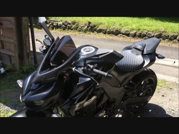 Z1000にスクリーン付けてみた【車載あり】