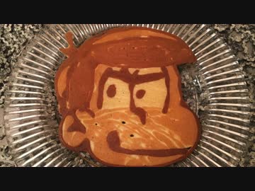 【妹と】パンケーキアート【描いてみた】