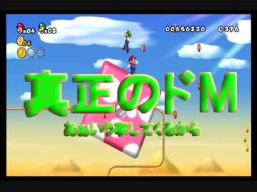 【縛り実況】殺さずの誓い兄弟 四話【NewスーパーマリオブラザーズWii】