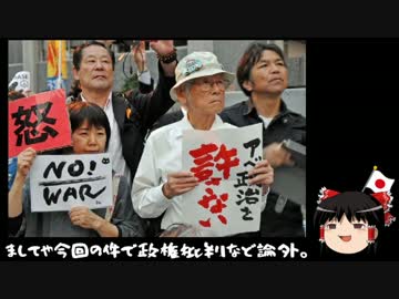 【ゆっくり保守】「軍属による殺人を許さない！」→何故か官邸前で抗議