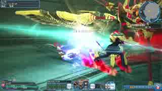 【PSO2】剣士レイドの戦闘記録 Vol.003 連破演習：闇の痕跡XH