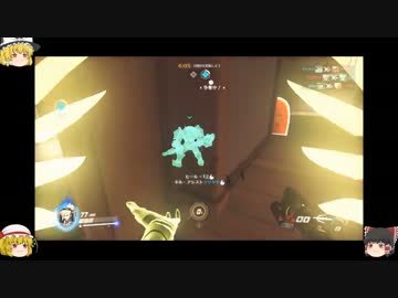【Overwatch】マーシーHANAMURA防衛【ゆっくり実況プレイ】