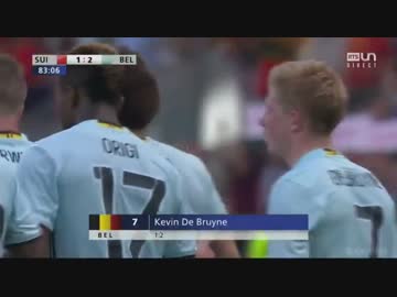親善試合 ベルギーvsスイス ハイライト