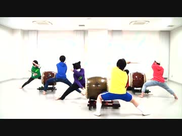 【おそ松さん】和太鼓演奏＆十四松祭り【コスプレ】