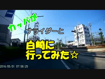 カッパがナライダーと白崎に行ってみた