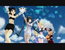 霊夢とマリン・紐神・蓬莱でMarine Dreamin’