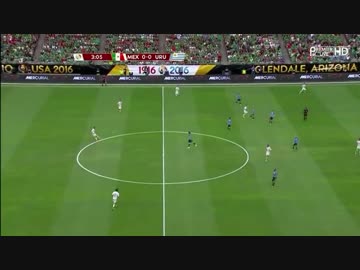 【大激闘】メキシコ代表 vs ウルグアイ代表【コパ・アメリカ 2016】