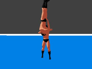 Blenderで物理演算をつかってのプロレスごっこ