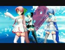 【MMD】らぶ式三原色ミクさんで「プラチナ」