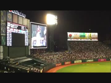 ＜楽天コラボ＞WUGちゃんによる選手紹介アナウンス＜ヤクルト戦＞