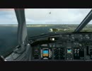 Prepar3D  危険な追い抜き着陸 最後のオチ  PMDG 737