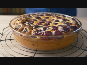 さくらんぼのクラフティ