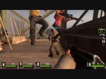 【Left4Dead2】 ぞんびにっき　4人で橋を駆け抜けろ！ 最終日【実況】