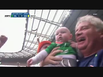 【EURO2016】アイルランド代表 vs スウェーデン代表