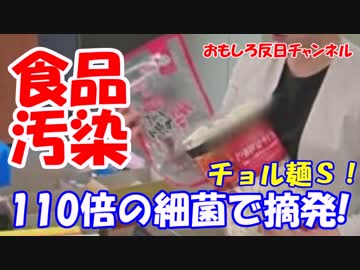 【韓国崩壊の予感】 餅から大腸菌！麺から１１０倍の細菌！