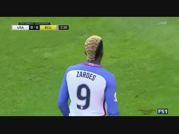【準々決勝】 アメリカ代表 vs エクアドル代表【コパ・アメリカ 2016】