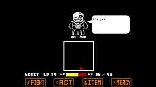 【Undertale】Sans戦のBGMをMEGALOMANIAにしてみた