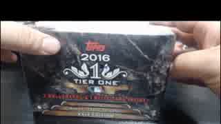 【MLBトレカ開封】2016 TOPPS Tier One US 2BOX Asia 1BOX開封