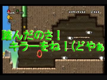 【縛り実況】殺さずの誓い兄弟 十一話【NewスーパーマリオブラザーズWii】