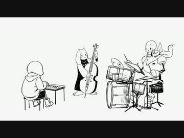 【手描きUT】モンスターたちがセッションをしたようです【+人力】