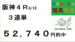 83,300円など万券9本！青木純一郎の競馬全全２０１６年６月１９日（日）