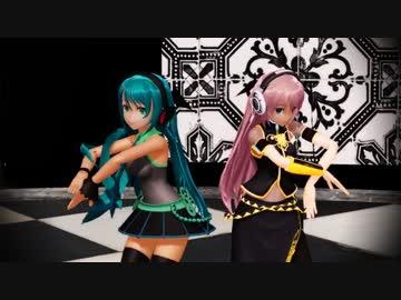 【MMD】時報ちゃん改変ミクとルカで、magnet