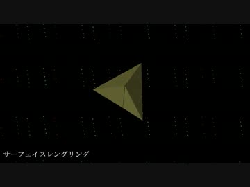【4次元画像処理】回転する正五胞体