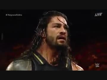 【WWE】ローマン・レインズ(ch.)vsセス・ロリンズ【MITB】