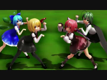 【第8回東方ニコ童祭】バカルテットでPiNK CAT