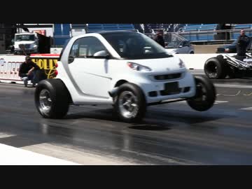 ドラッグレース用にエコカーを限界までフルカスタム！！