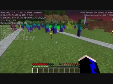 【Minecraft】SURVIVALで遊園地を作るぞ！ Part17