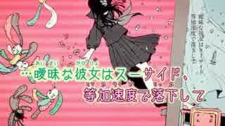 【ニコカラ】 落下ウサギと寡黙な傍観者の手記 (コーラス入り)