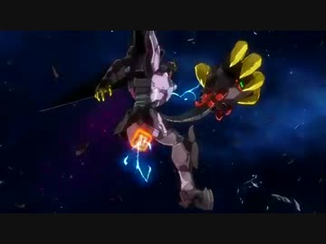 ガンダムビルドファイターズトライ　チーム戦のラストバトル　２４話
