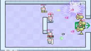 ドラッグ操作のロボSLG作成中