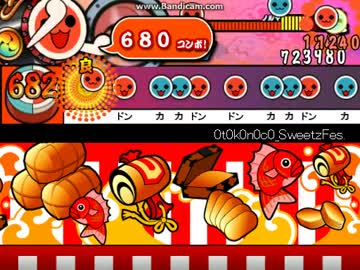 太鼓さん次郎 「0t0k0n0c0_SweetzFes.」【創作譜面】
