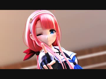 【艦これMMD】　HotelMoonside　【江風】