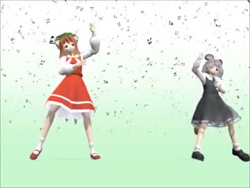 【東方MMD】橙ナズは仲良し【Zigg-Zagg】