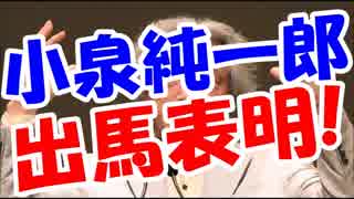 【参院選超速報】小泉純一郎元首相が東京都知事選出馬表明！