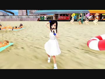 【MMD-PV】イチサキミキ - 海物語１
