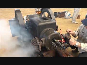 [いにしえの発動機たち] 1949年 小林式木炭ガス専用発動機 12馬力