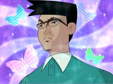 昆虫学者が蝶の知識を自慢するときに流れている曲