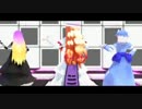 【東方MMD】紫と幽々子と聖でGirls