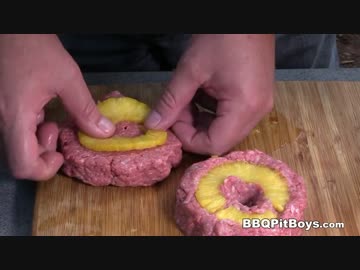 パイナップルベーコンバーガー