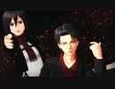 【進撃のMMD】Womanizer&TOXIC【ミカサと兵長】