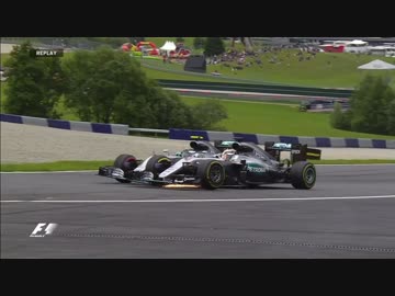 【定期】 ハミルトンとロズベルグが最終ラップで接触・・・