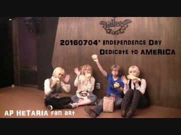 【APヘタリア】英米加露でメリ誕祝ってみた【コスプレ踊ってみた】
