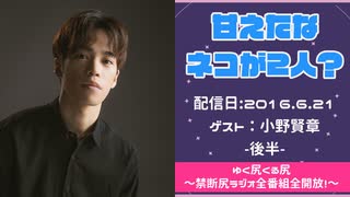 【ゲスト：小野賢章】 江口拓也・西山宏太朗 禁断尻ラジオ #009 ＜後半＞