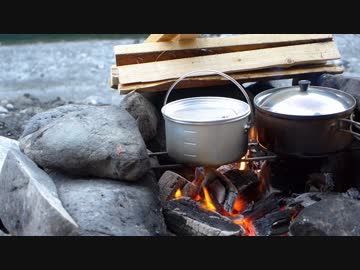 【キャンピング】　焼き鳥丼Ⅱ　【直火で炊くヨ】