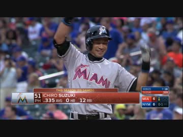 【打席ノーカットHD】イチロー、代打で二塁打！3000本まであと"10"【MLB】