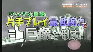 ワンダと巨像 片手プレイ・最低腕力で巨像を倒す！　１２体目